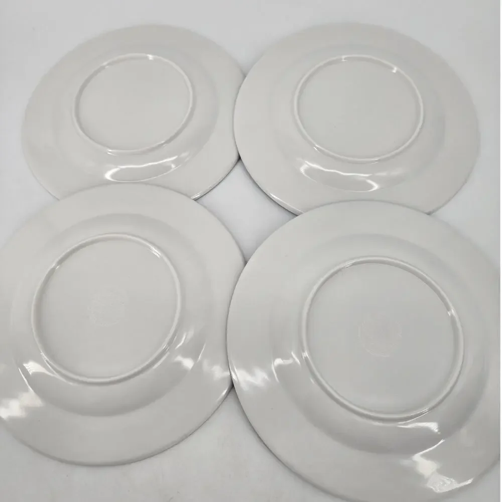 4 Williams Sonoma Sicily Melamine Salad Plates 8.5